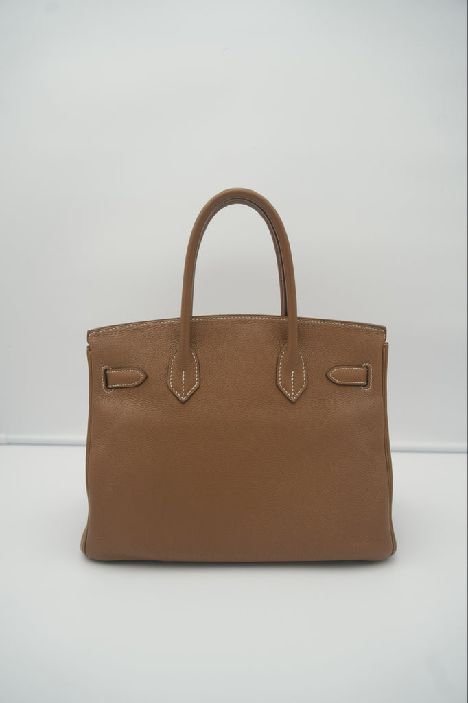 Hermes Birkin 30 Gold Palladium Hardware Bag
