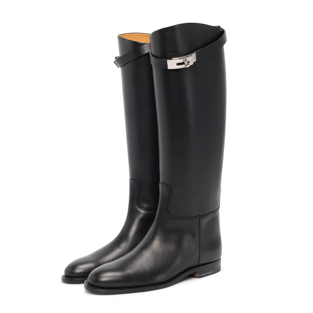 Hermes Jumping Boot Box Calfskin Size 38