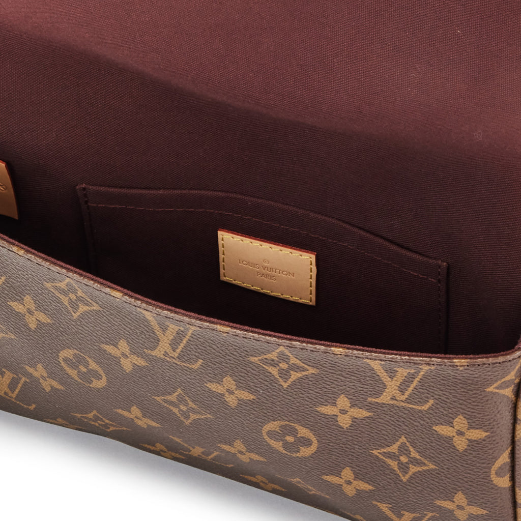 Louis Vuitton Brown Monogram Canvas Favorite MM Gold Hardware