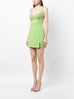 Rachel Gilbert Hartley Mini Dress Green (For Hire)