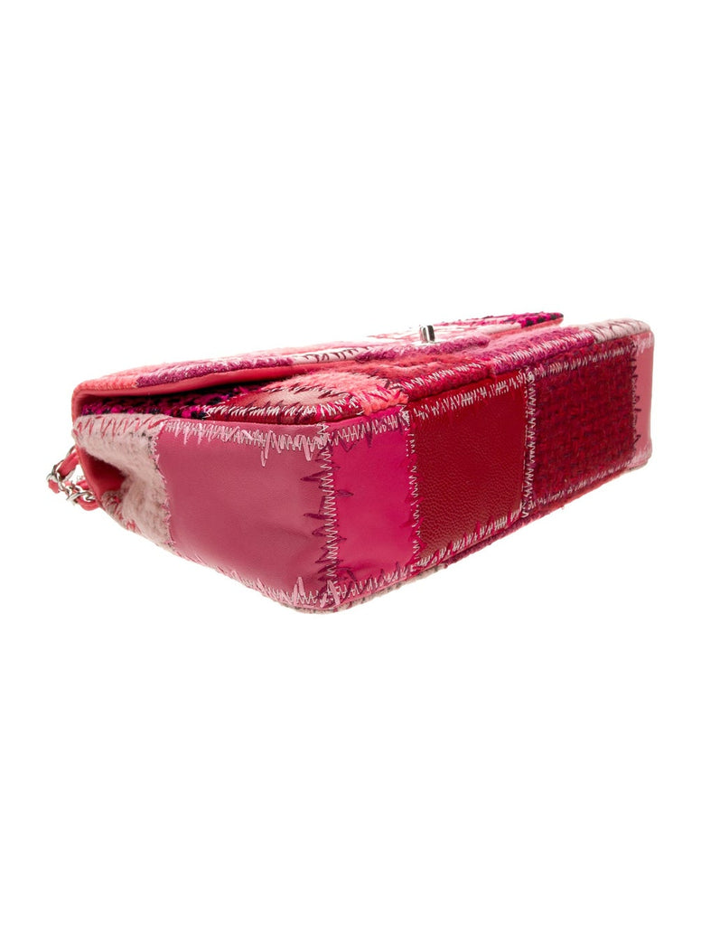 Chanel Pink Patchwork Classic Flap Jumbo
