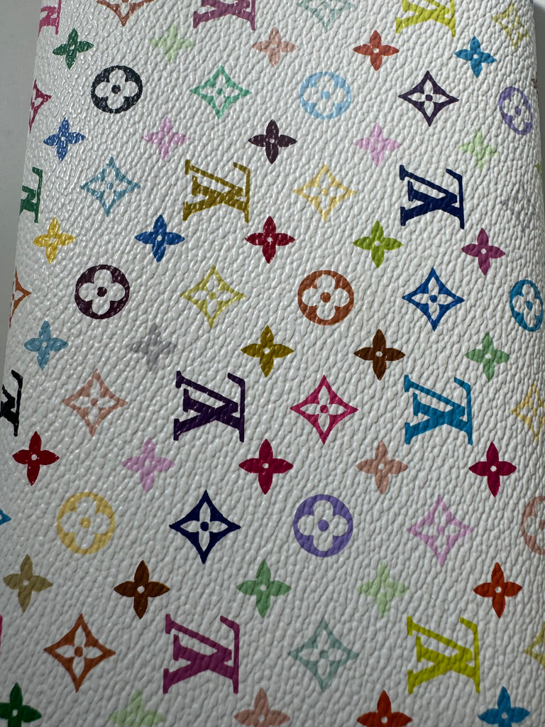Vintage Louis Vuitton Murakami Sarah White Multicolour Wallet