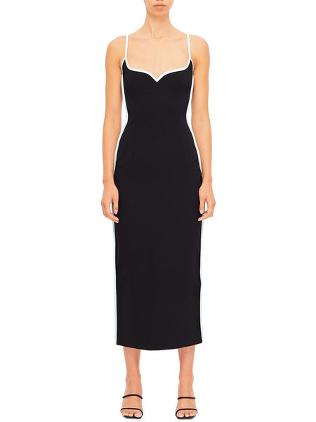 Paris Georgia Heart Dress Black And White (For Hire)