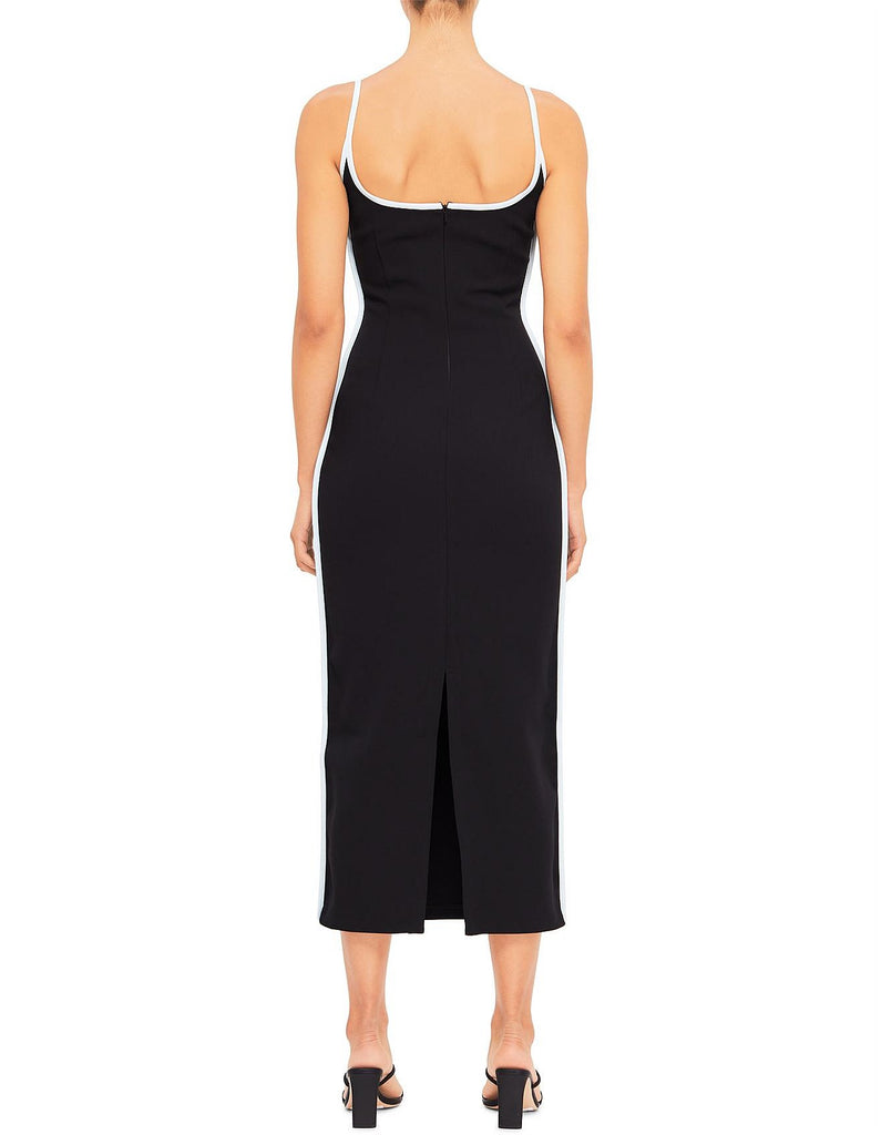 Paris Georgia Heart Dress Black And White (For Hire)