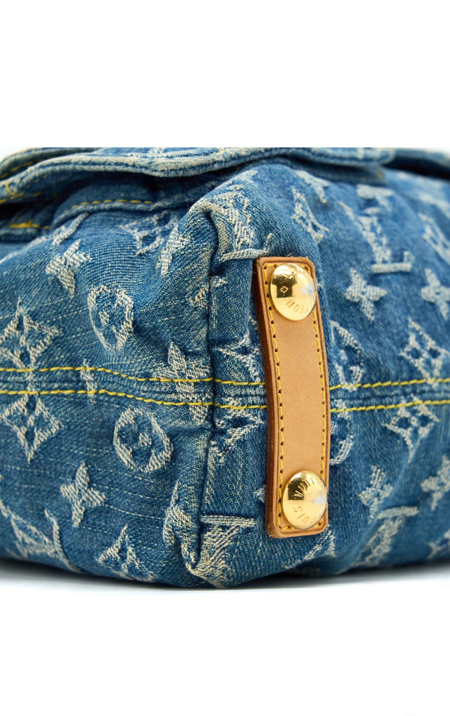 Louis Vuitton Baggy PM Denim Monogram Shoulder Bag