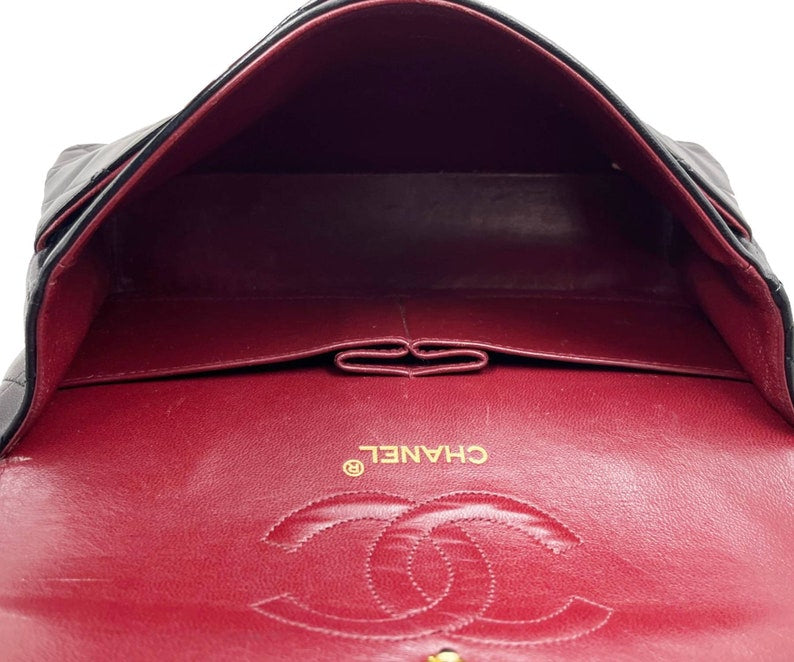 Chanel Classique Medium Double Flap Lambskin 24K Gold H/W