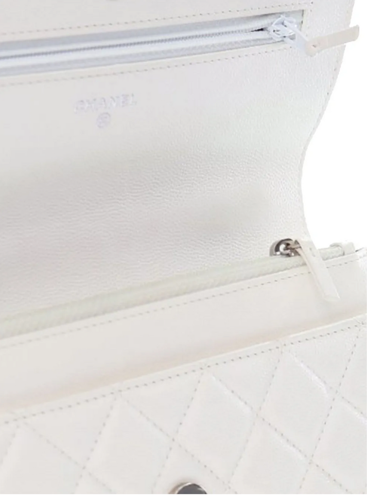 Chanel Quilted Caviar My Everything Wallet on Chain crossbody bag