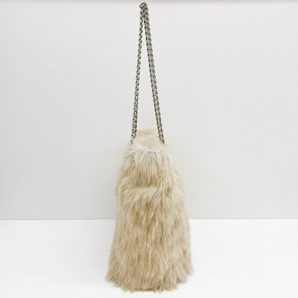 Prada Faux Fur Tote Bag
