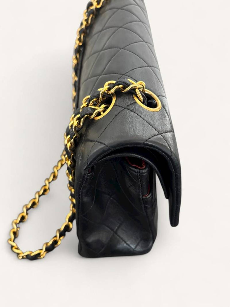 Chanel Classic Medium Double Flap Lambskin 24K Gold H/W