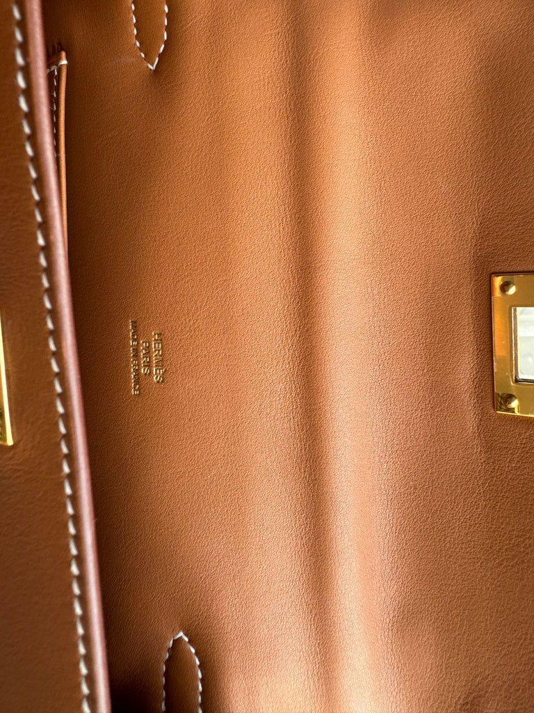 Hermes Kelly Pochette Gold with Gold Hardware