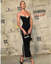 Paris Georgia Heart Dress Black And White (For Hire)