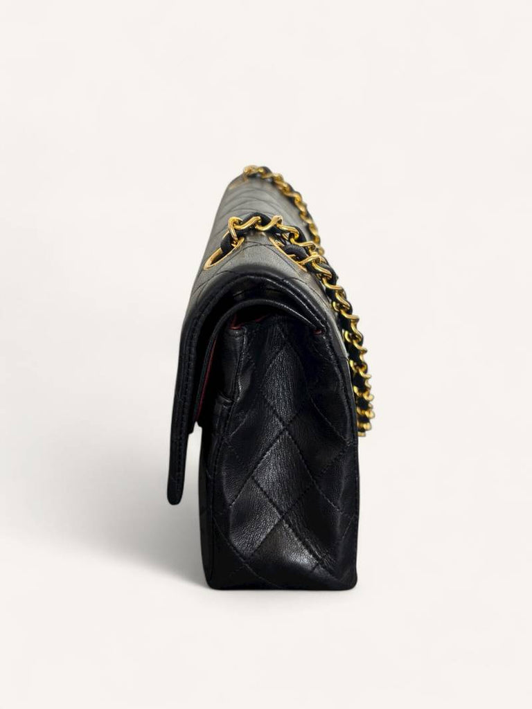 Chanel Classic Medium Double Flap Lambskin 24K Gold H/W