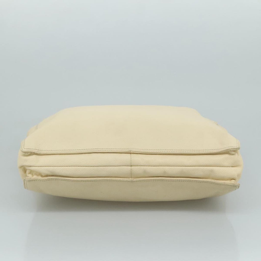 Vintage CHANEL Wooden Handbag Caviar Leather Beige Brown Gold CC