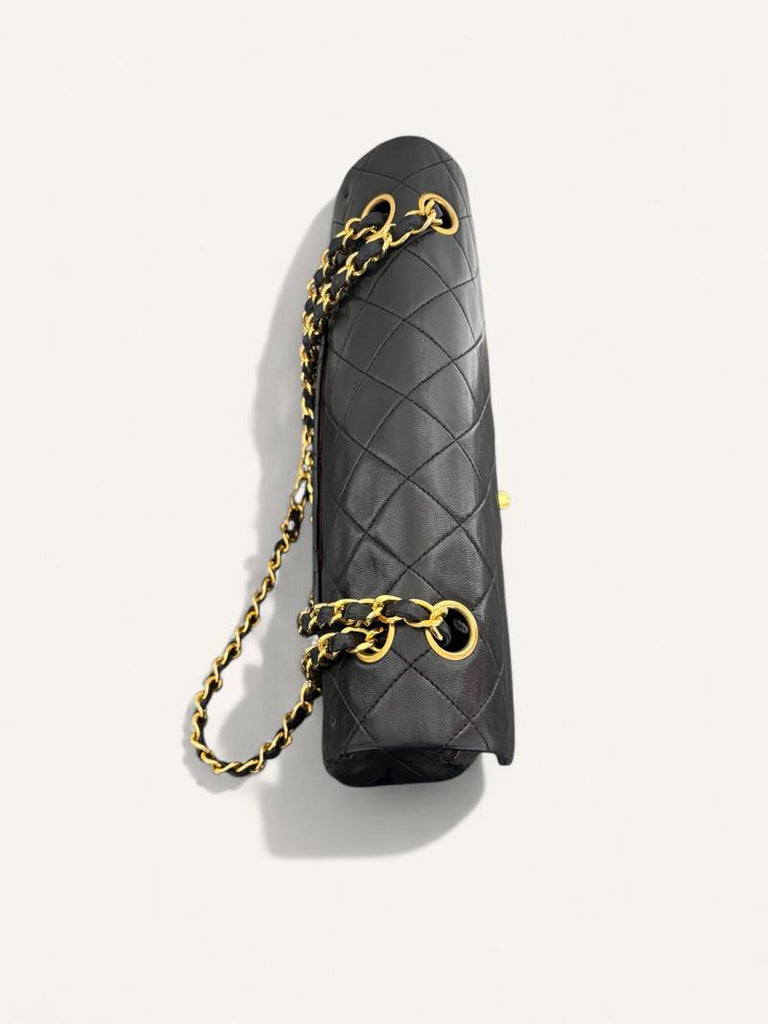 Chanel Classic Medium Double Flap Lambskin 24K Gold H/W
