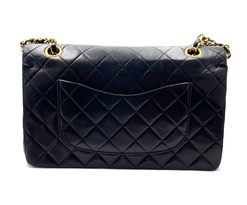 Chanel Classique Medium Double Flap Lambskin 24K Gold H/W