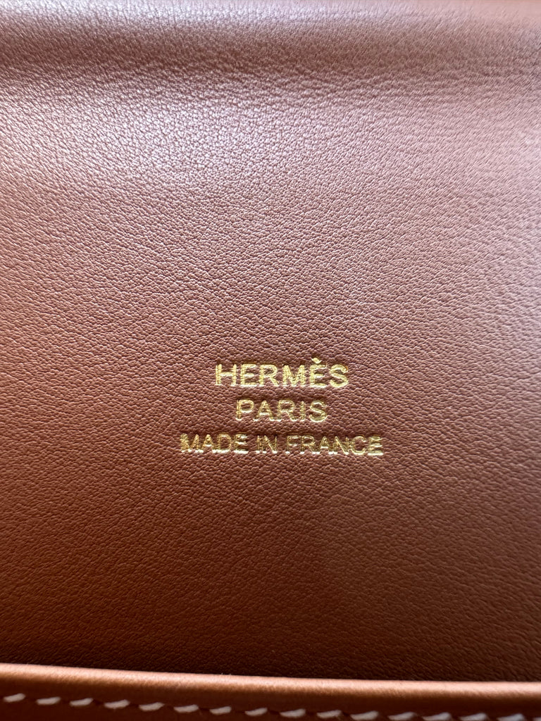Hermes Kelly Pochette Gold with Gold Hardware