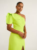Acler Rogeron Midi Dress Citron (For Hire)