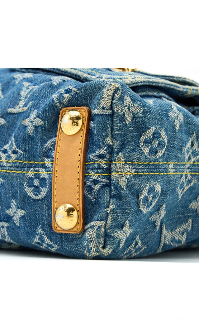 Louis Vuitton Baggy PM Denim Monogram Shoulder Bag