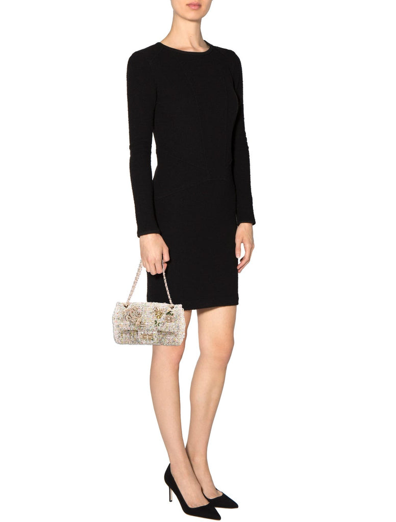 Limited Edition Chanel Garden Party 2.55 Reissue Tweed Classic Flap Bag (For Hire)