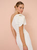 Acler Rogeron Midi Dress Ivory (For Hire)