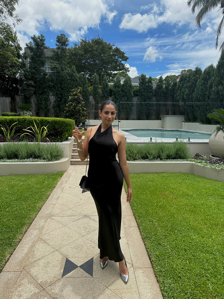 Studio Amelia Halter Midi Dress (For Hire)