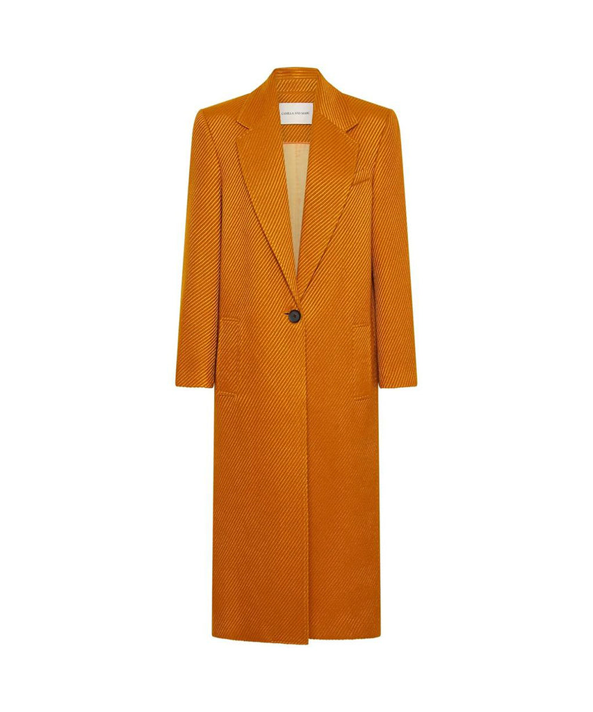 Camilla & Marc Vasara Tailored Burnt Orange Coat