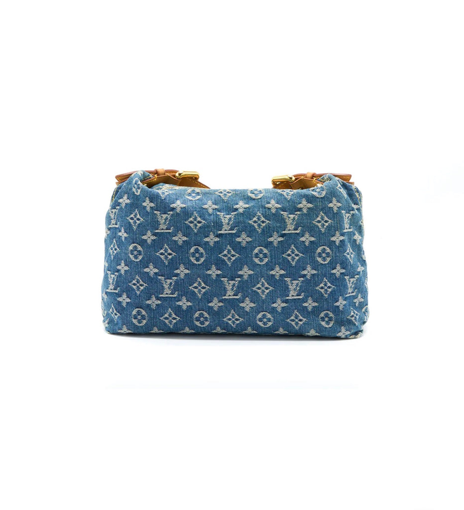 Louis Vuitton Baggy PM Denim Monogram Shoulder Bag