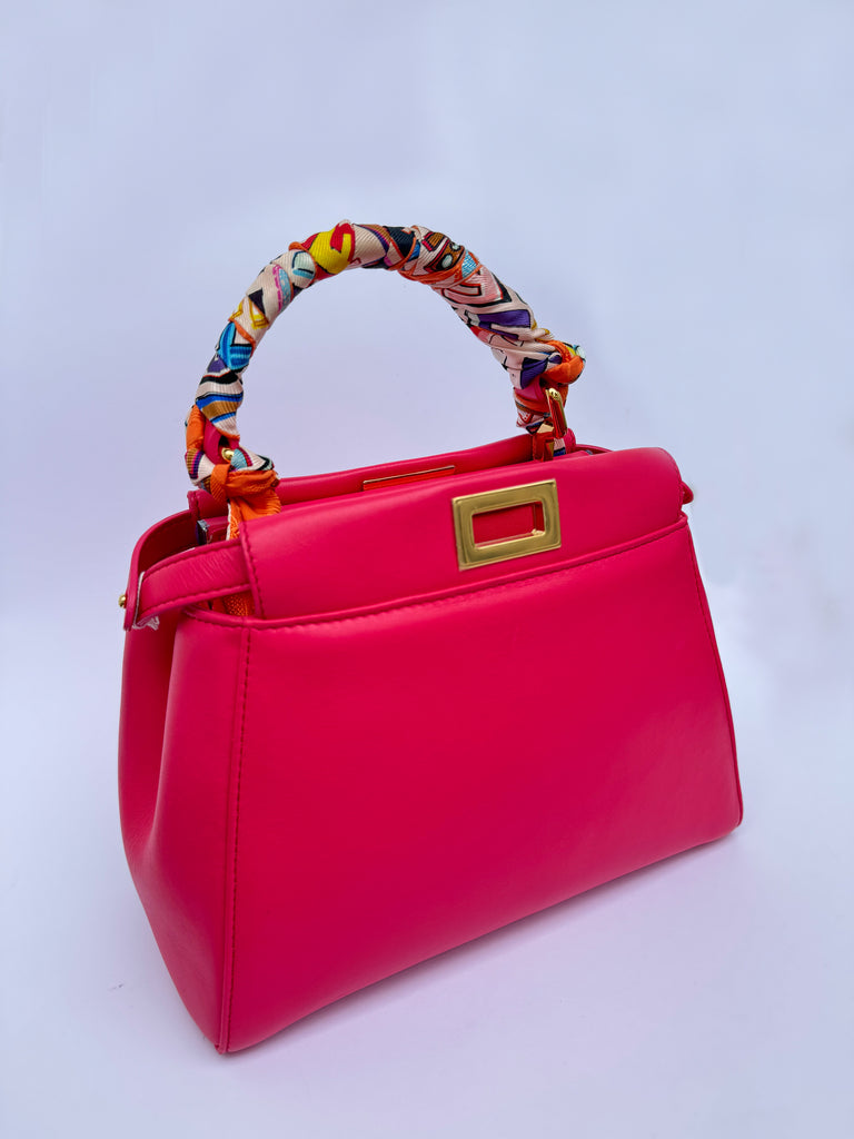 Fendi Peekaboo Mini Bag Fuchsia