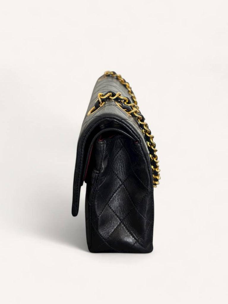 Chanel Classic Medium Double Flap Lambskin 24K Gold H/W