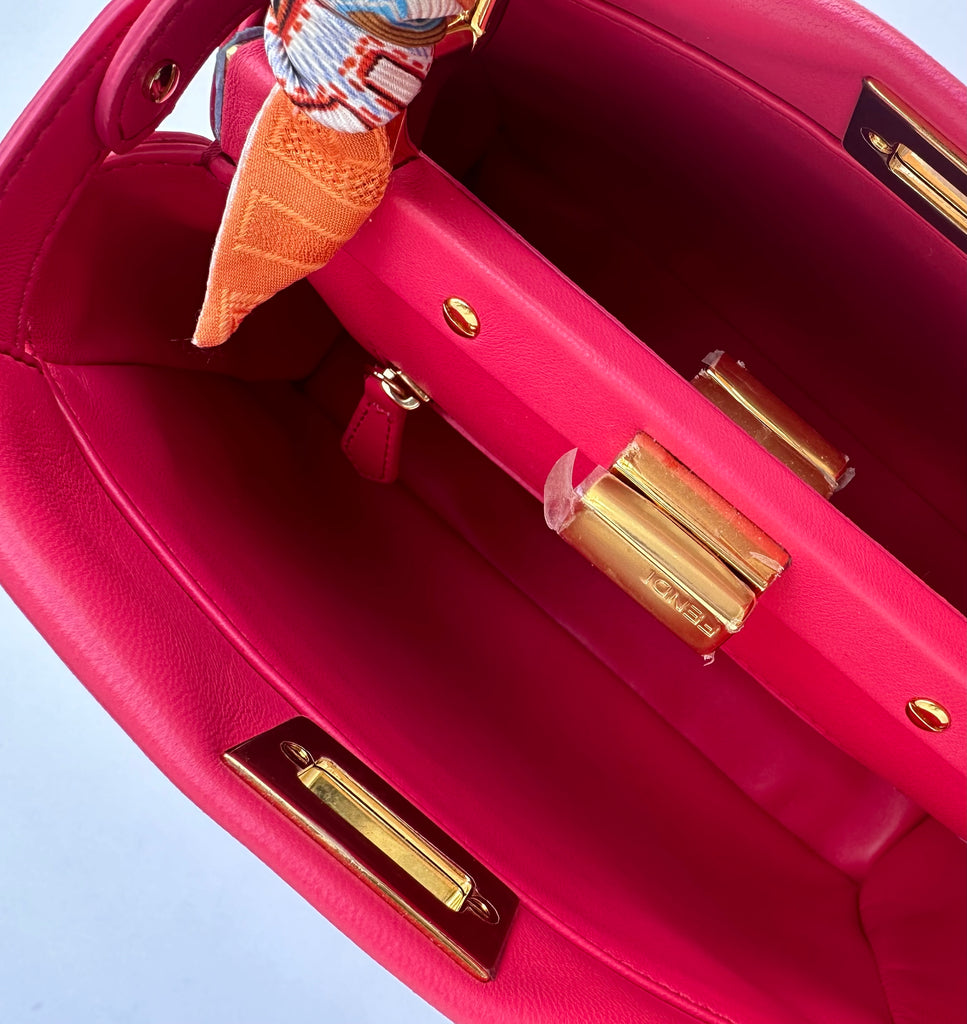 Fendi Peekaboo Mini Bag Fuchsia