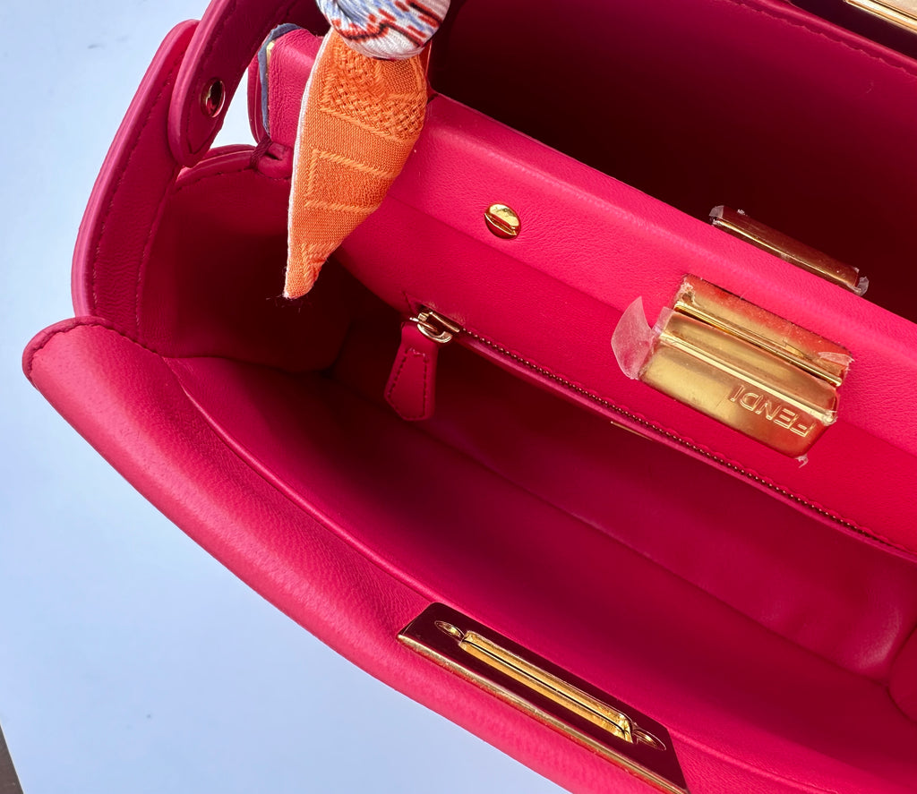 Fendi Peekaboo Mini Bag Fuchsia