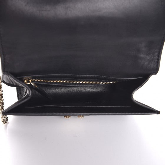 VALENTINO GARAVANI Nappa Camouflage Small Glam Lock Rockstud Flap Black Shoulder Bag