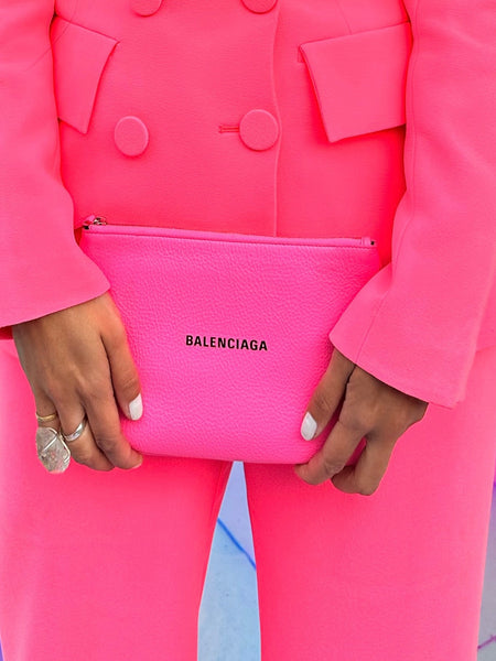 Balenciaga Pink Clutch Bag