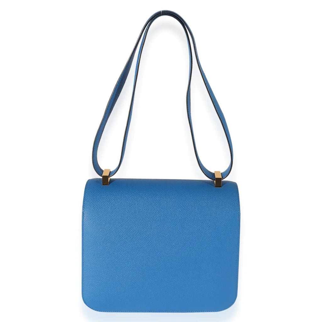 Hermes Constance 24 Blue Zellige Epsom Leather Gold Hardware