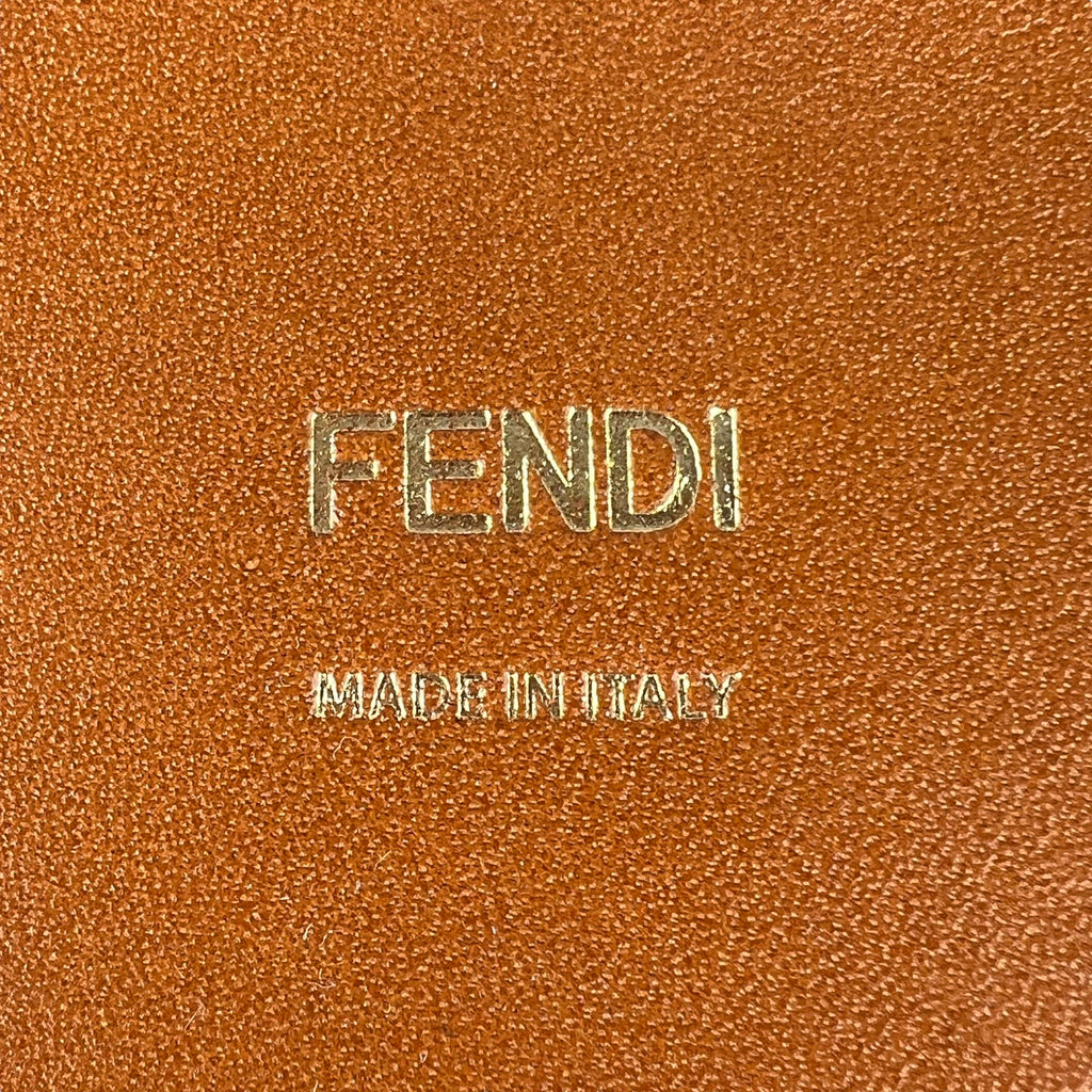 Fendi Pink Canvas Cuoio Agata FF Ajour Embroidered Baguette Bag (For Hire)