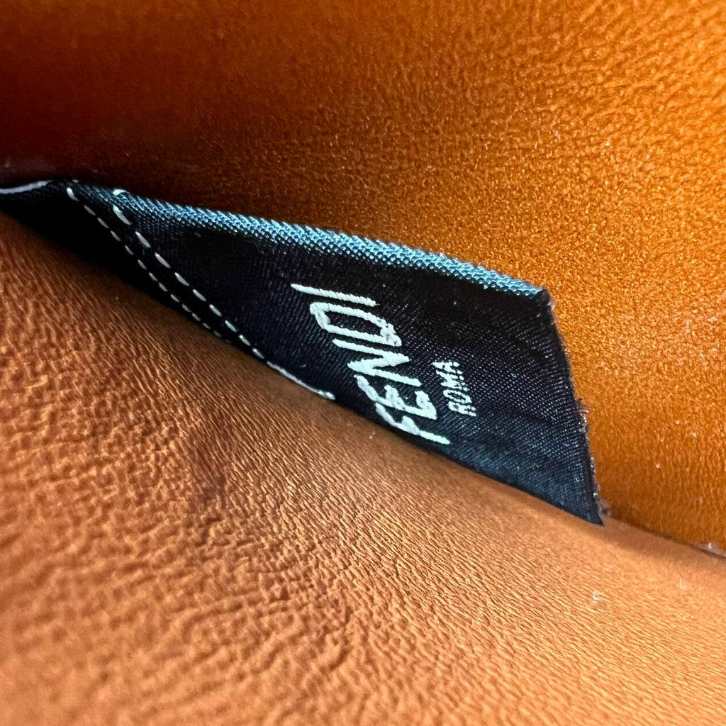 Fendi Pink Canvas Cuoio Agata FF Ajour Embroidered Baguette Bag (For Hire)