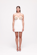 Rachel Gilbert Margot Mini Dress Coconut (For Hire)