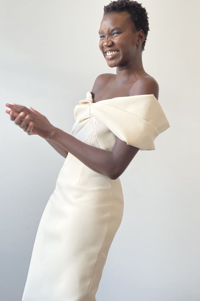 Rachel Gilbert Matteo Gown Nude (For Hire)