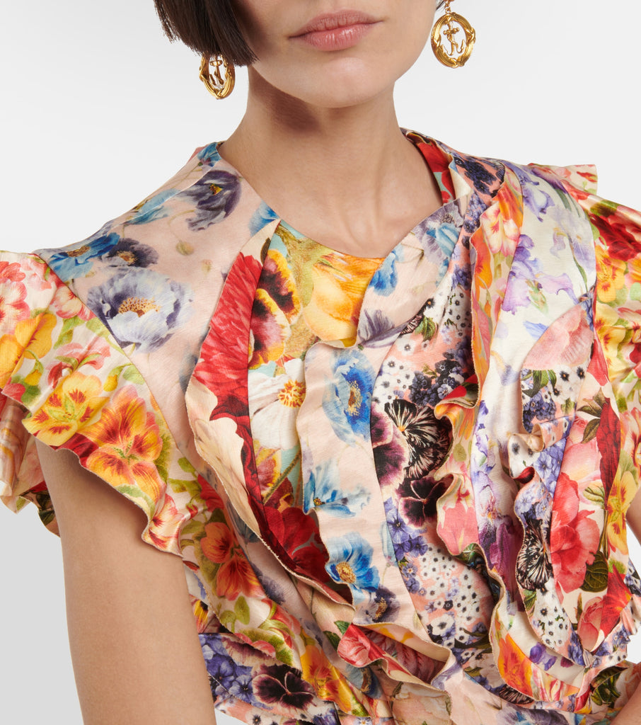 Zimmermann Wonderland Frill Mini Dress (For Hire)