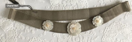 Vintage Chanel Camellia Belt