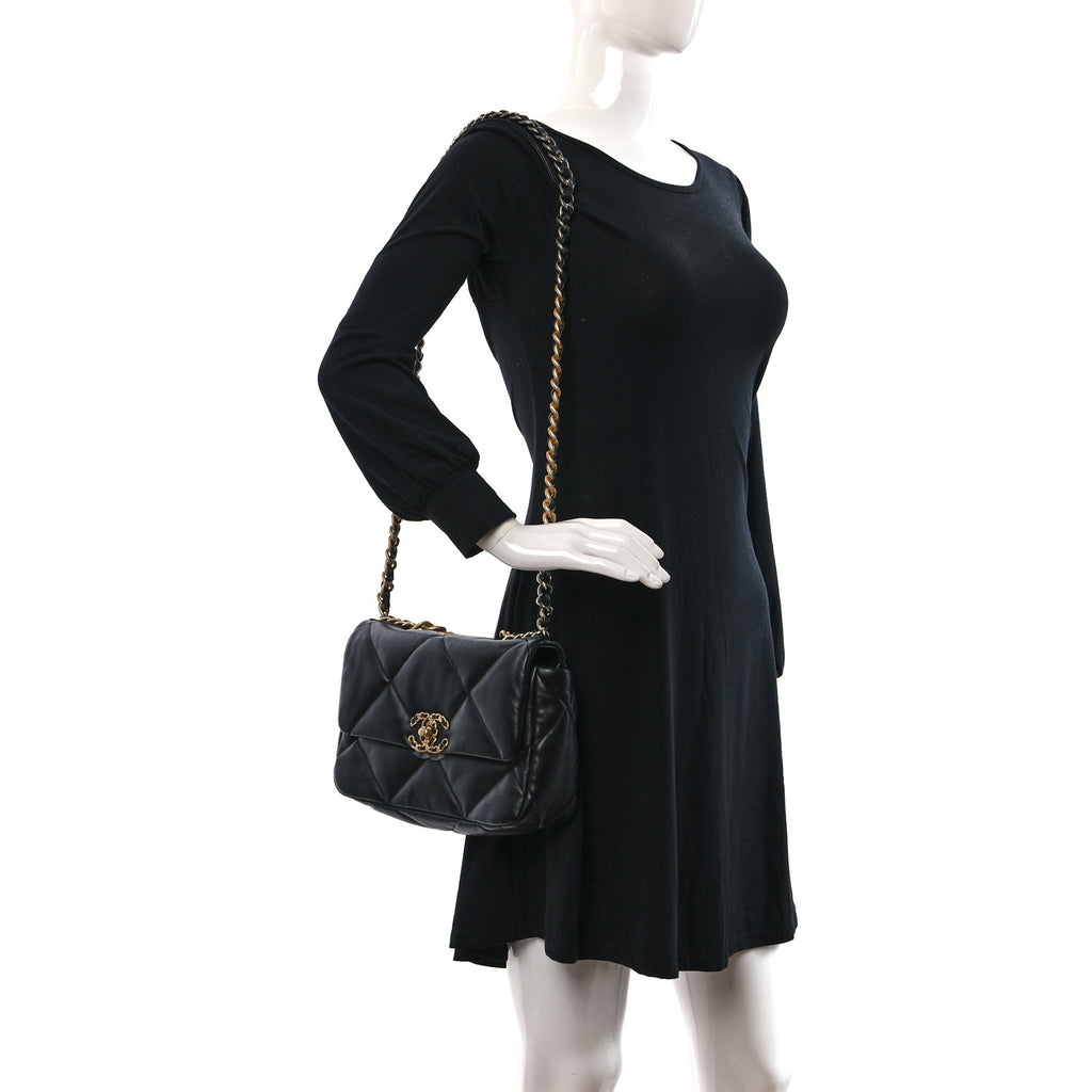 Chanel 19 Black Medium Bag