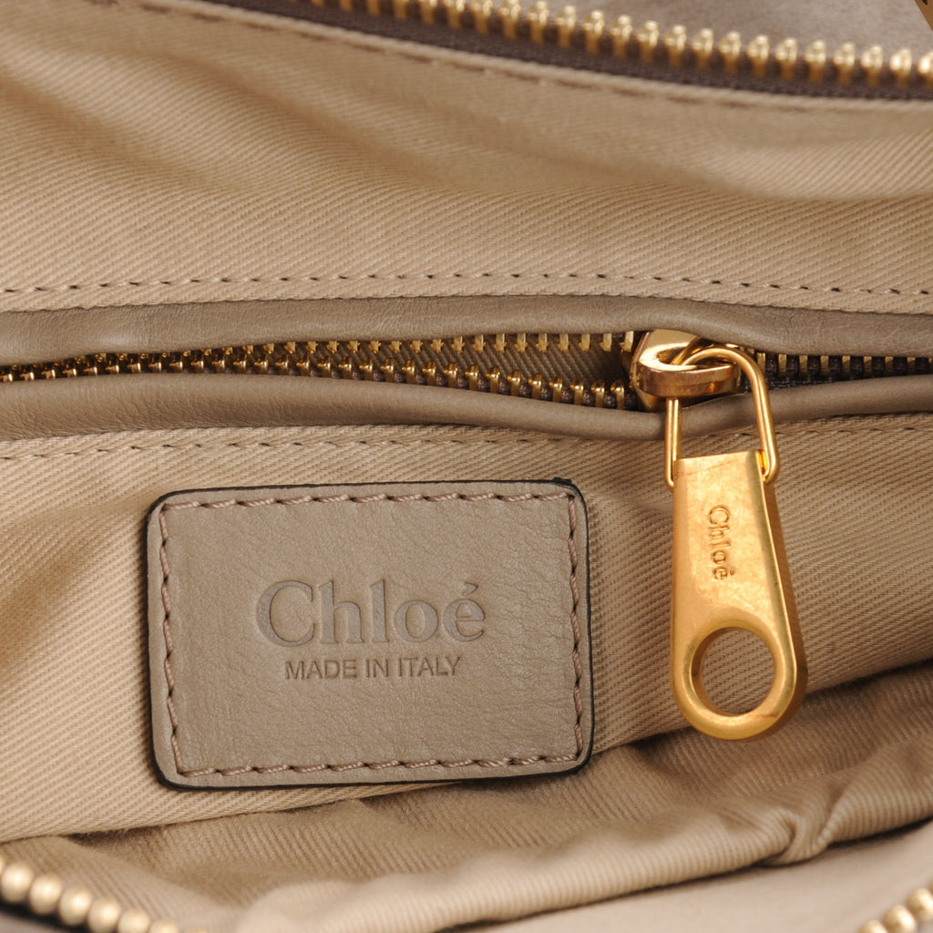 Chloé Medium Marcie Bag Grey Suede