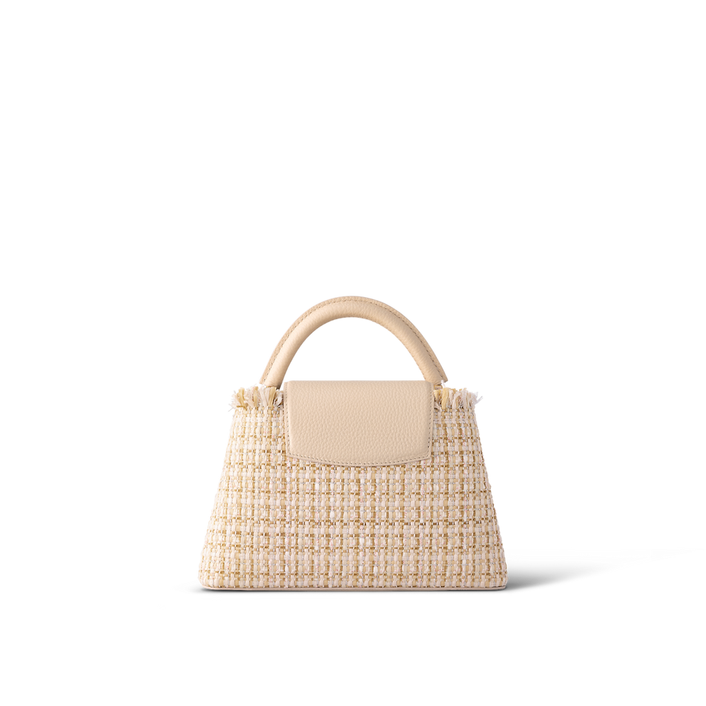 Louis Vuitton Cappucines BB Tweed Limited Edition Bag (For Hire)