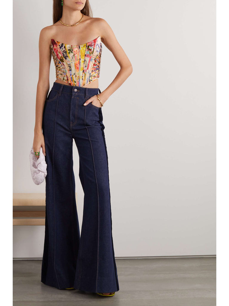 Zimmermann Wonderland Floral Corset (For Hire)