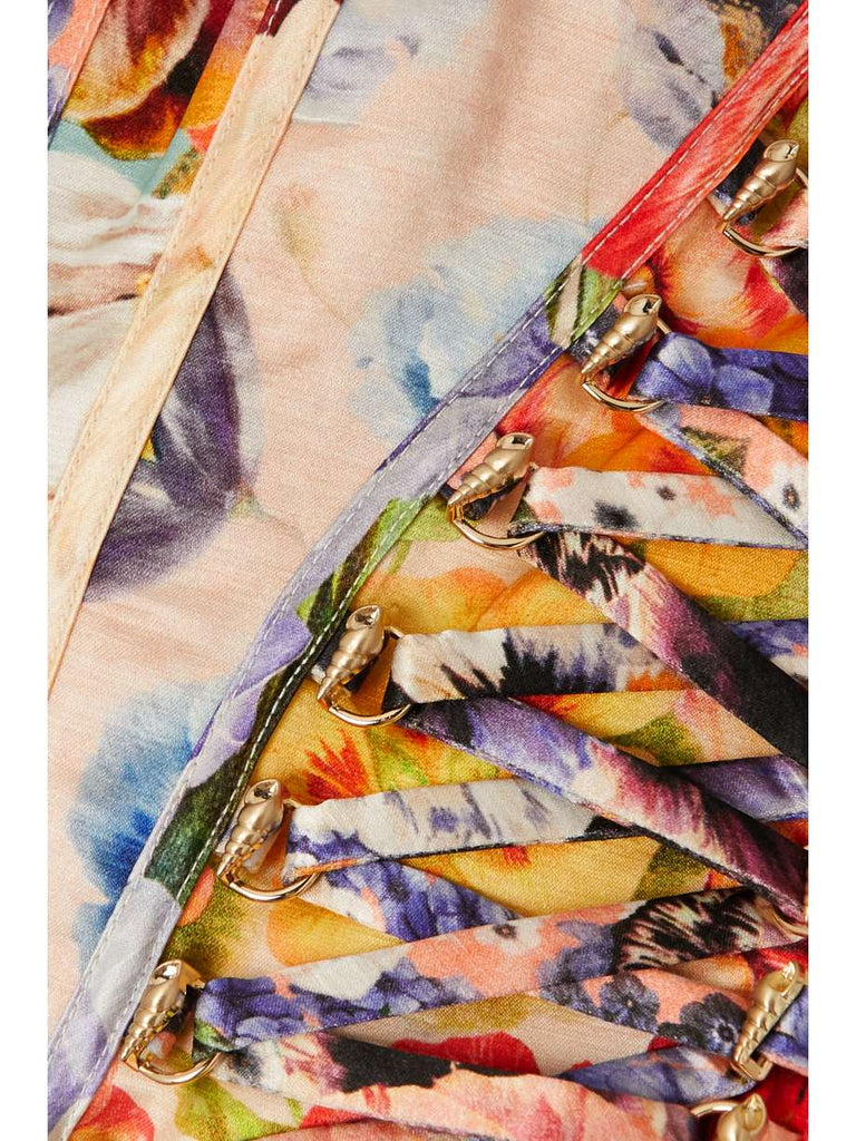 Zimmermann Wonderland Floral Corset (For Hire)