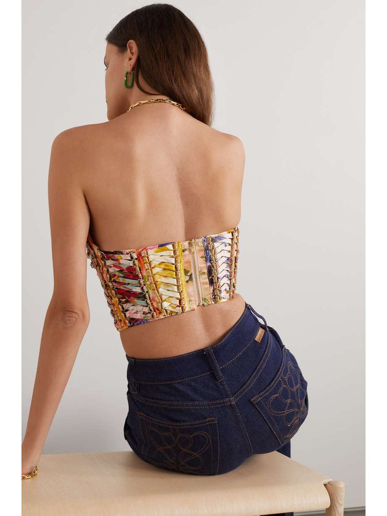 Zimmermann Wonderland Floral Corset (For Hire)