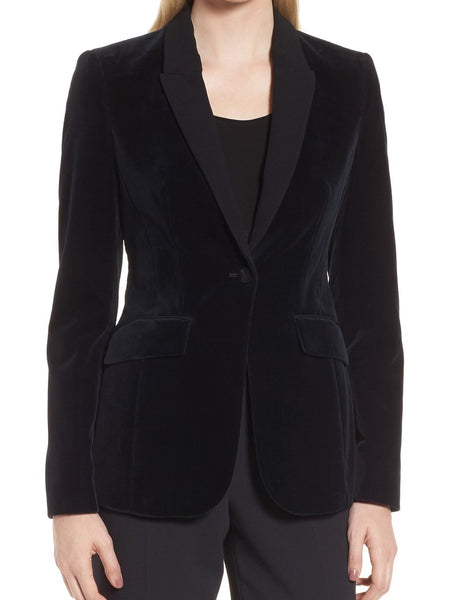 Hugo Boss French Navy Velvet Tuxedo Jacket (For Hire)