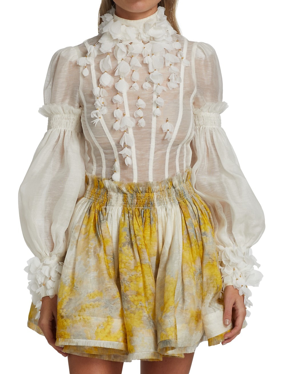 Zimmermann Botanica Wattle Blouse (For Hire)