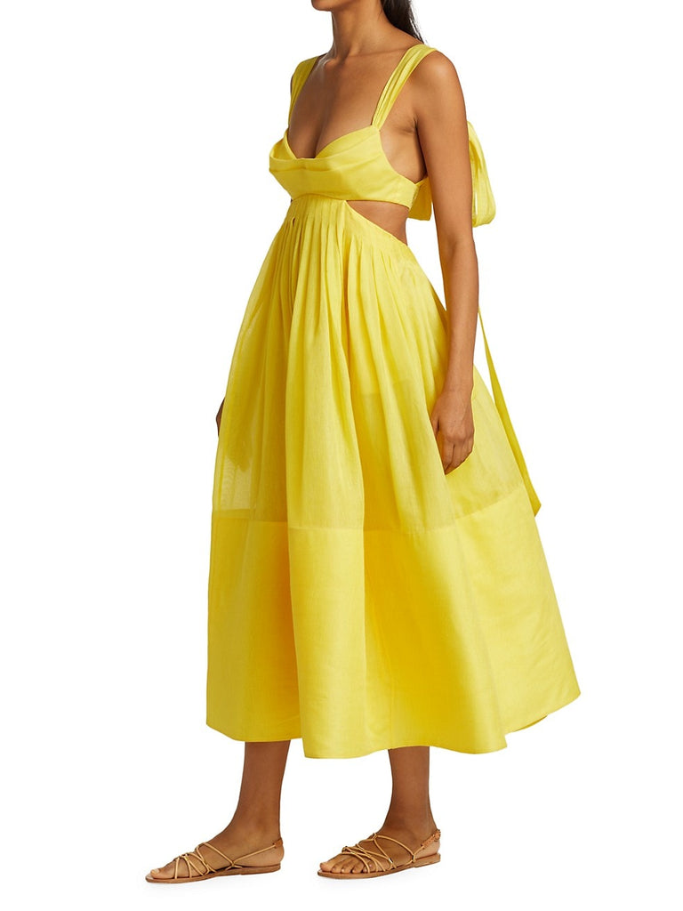 Zimmermann Botanica Bralette Gown Dress (For Hire)