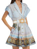 Zimmermann Postcard Shirt Mini Dress (For Hire)